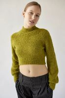 UO Avril Cropped Mock Neck Sweater