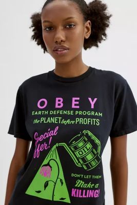 OBEY Earth Defense Graphic Tee