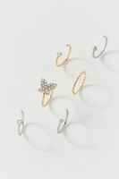Butterfly 20G Nose Ring Set