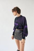 Urban Renewal Vintage Printed Cropped Sweater