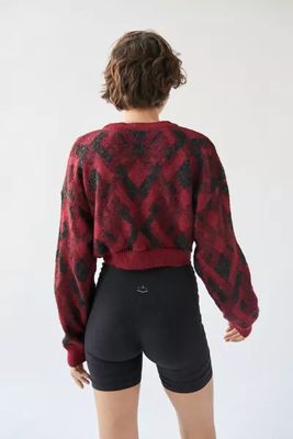 Urban Renewal Vintage Printed Cropped Sweater