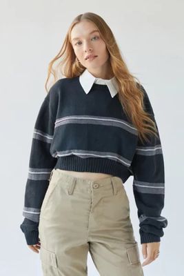 Urban Renewal Remade Striped Cropped Sweater