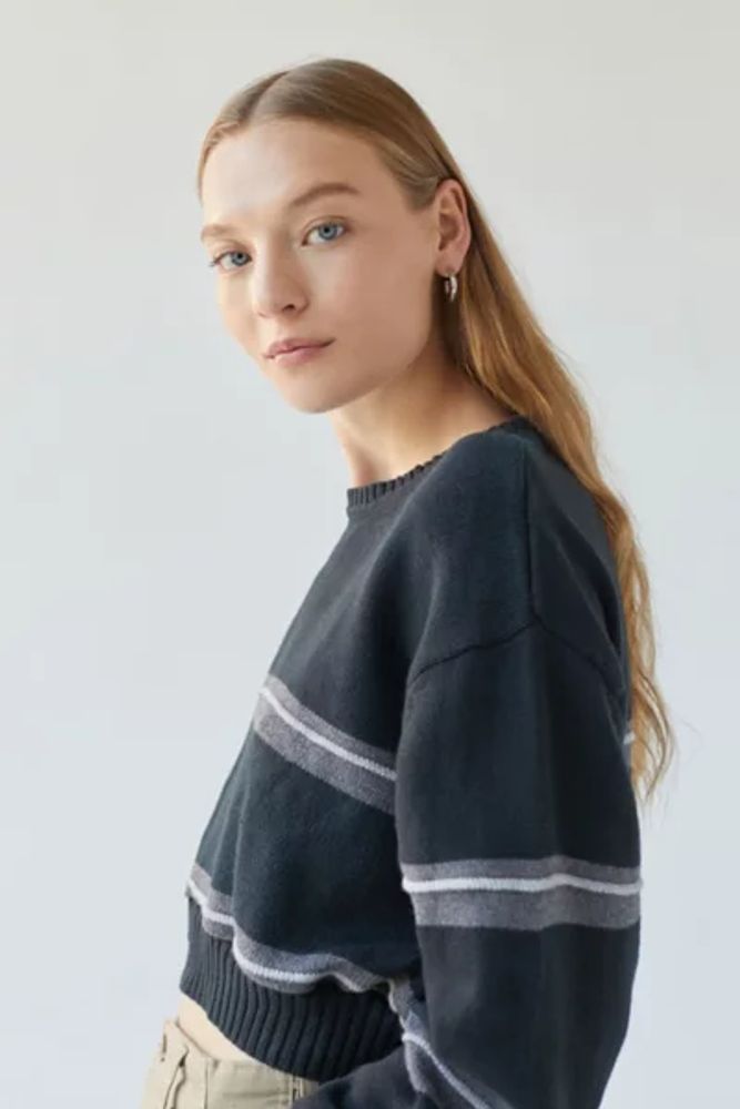 Urban Renewal Remade Striped Cropped Sweater