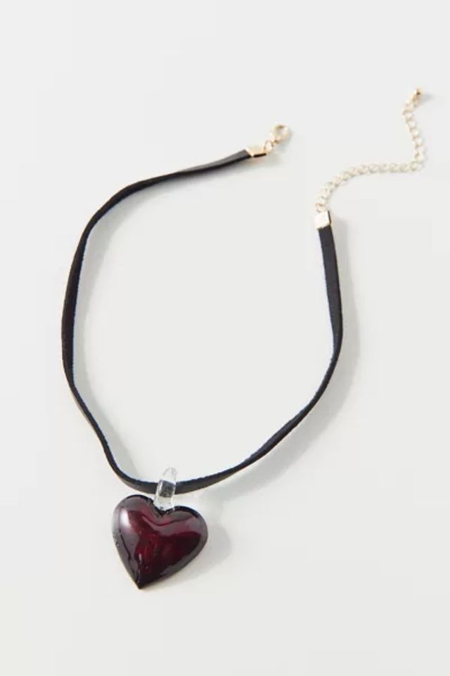 Valentina Corded Heart Necklace