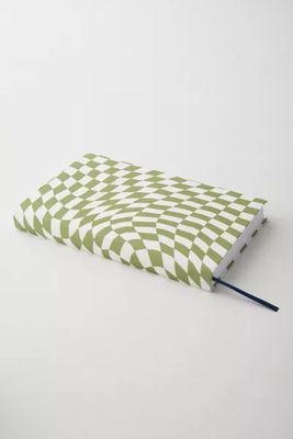 UO Distorted Check Daily Planner Journal
