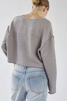 UO Parker Notch Neck Long Sleeve Top