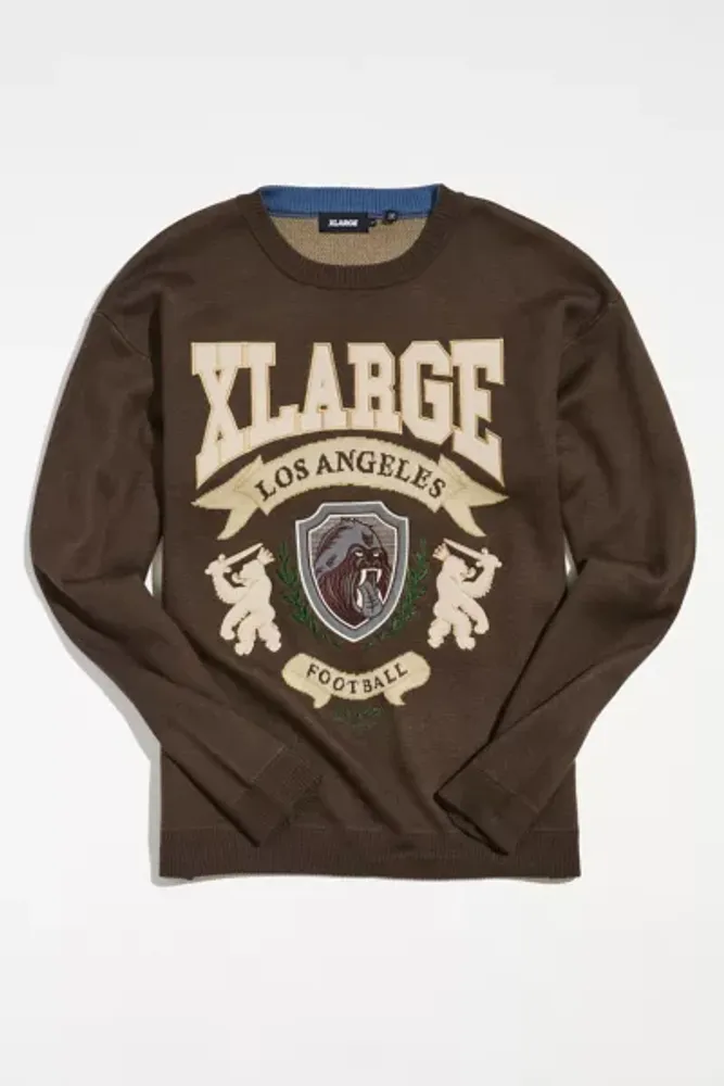 XLARGE Varsity Emblem Crew Neck Sweater