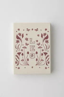 Leo Zodiac Embroidered Journal