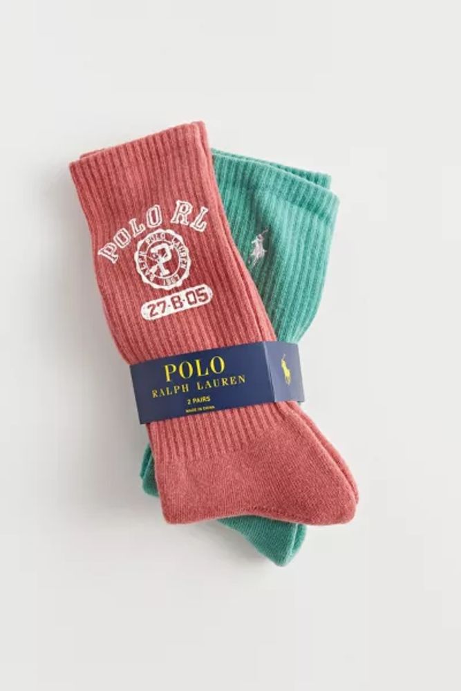 Urban Outfitters Polo Ralph Lauren Crest Crew Sock 2-Pack | The Summit