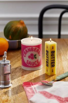 Cranberry Sauce Shaped Candle