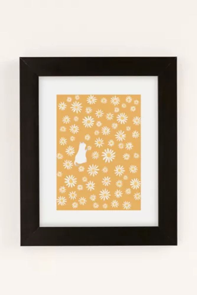 Jimmy Tan Hidden Cat 44 Flowers Fall Art Print