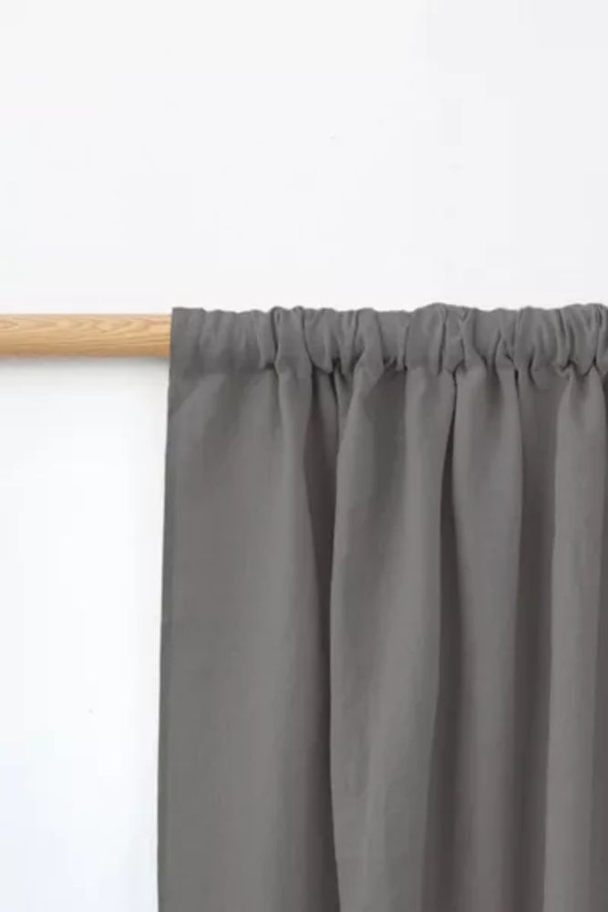 MagicLinen Rod Pocket Linen Curtain Panel
