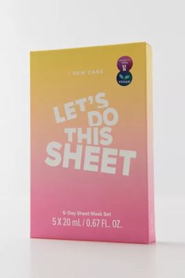 I Dew Care Let’s Do This Sheet 5-Day Sheet Mask Set