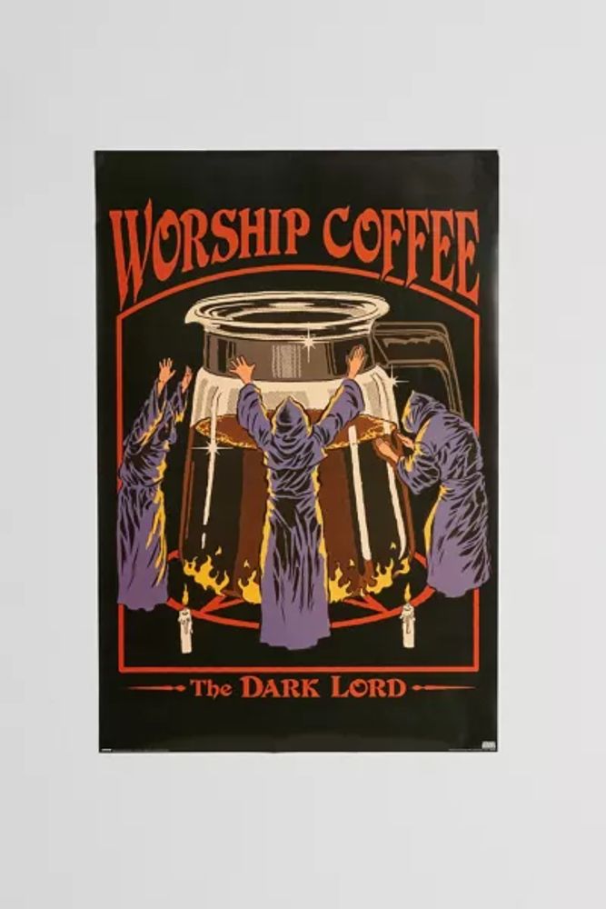 Worship Coffee Poster