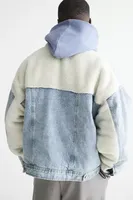 Standard Cloth Denim & Fleece Trucker Jacket