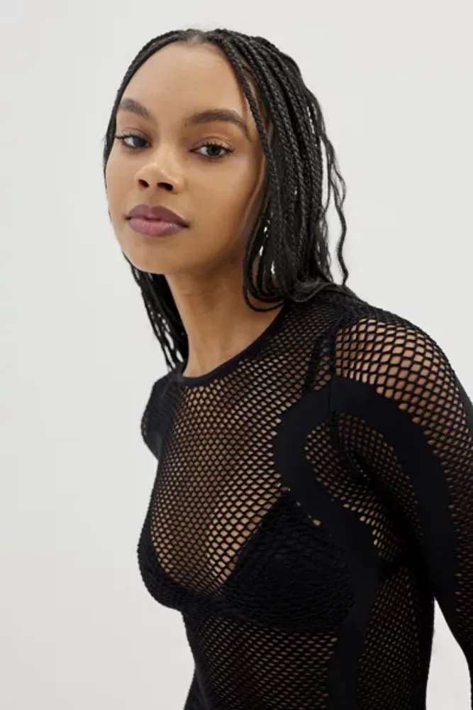 Out From Under Eyes On Me Mesh Mini Dress