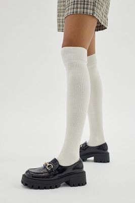 Ribbed Knee-High Sock