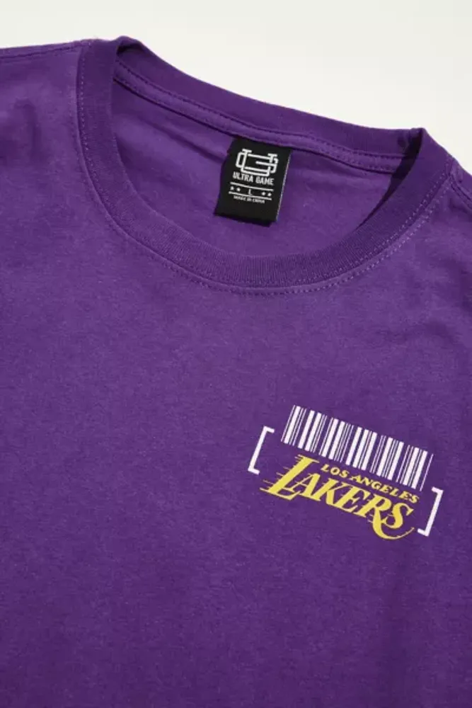 ULTRA GAME Los Angeles Lakers Big City Boxy Fit Tee
