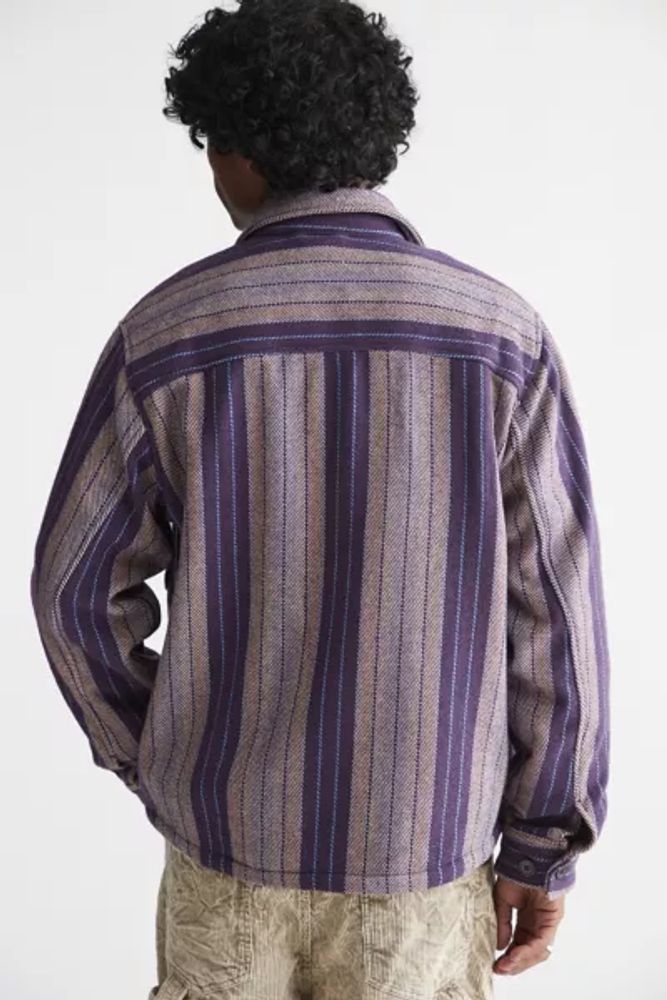 BDG Mason Blanket Stripe Overshirt