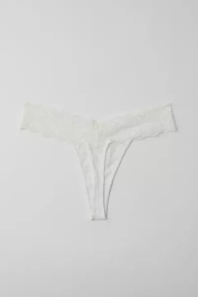 Urban Outfitters Out From Under Butterfly Kisses Lace Thong