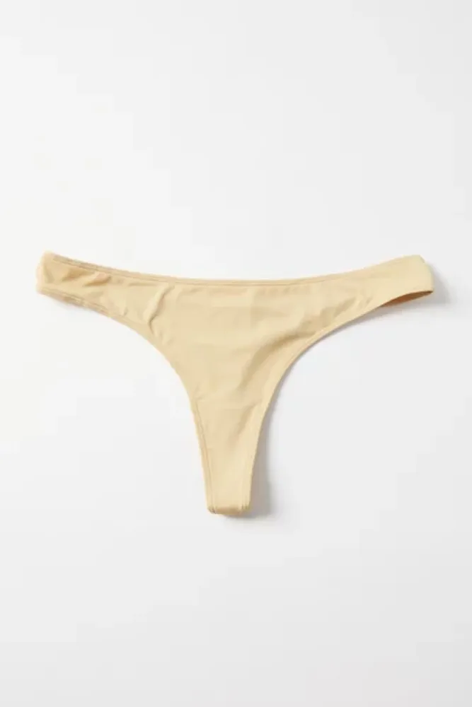 Low-Rise Logo Graphic Thong Underwear
