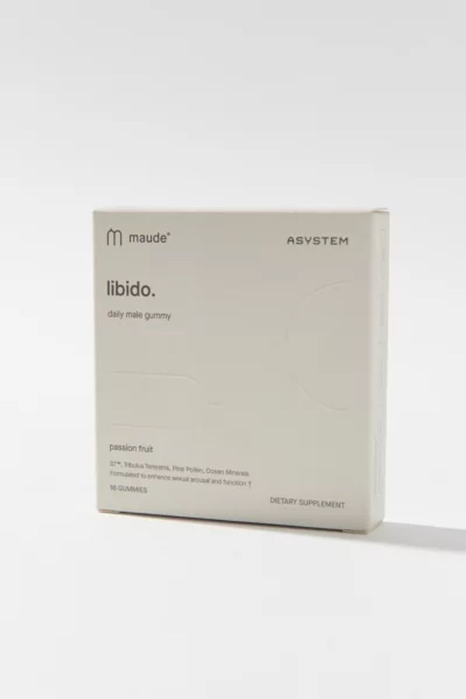 maude X ASYSTEM Libido Daily Male Gummy Supplement Starter Pack