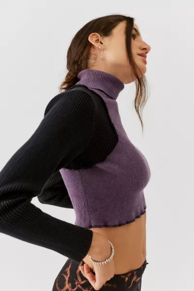 Urban Renewal Remade Curved Outseam Cropped Sweater