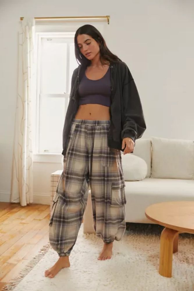 Urban Outfitters Out From Under Nova Plaid Balloon Pant