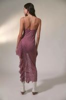 UO Tierra Lace Asymmetrical Midi Dress