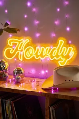 Howdy Neon Sign