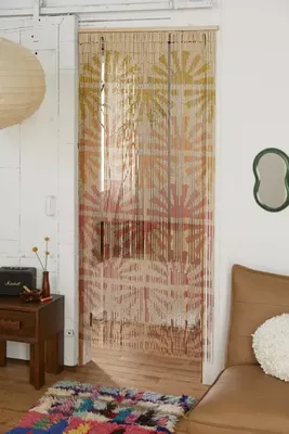 Sunrise Bamboo Beaded Curtain