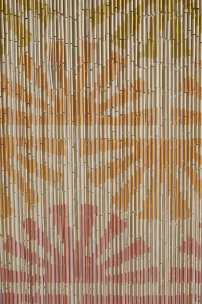 Sunrise Bamboo Beaded Curtain