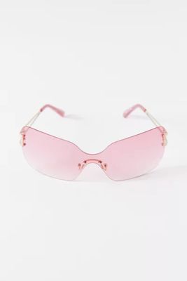Ginger Rimless Shield Sunglasses