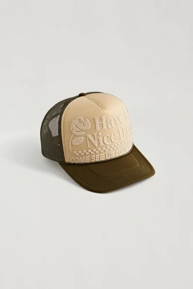 beha Verwaarlozing Opeenvolgend Urban Outfitters Have A Nice Day Trucker Hat | Pacific City