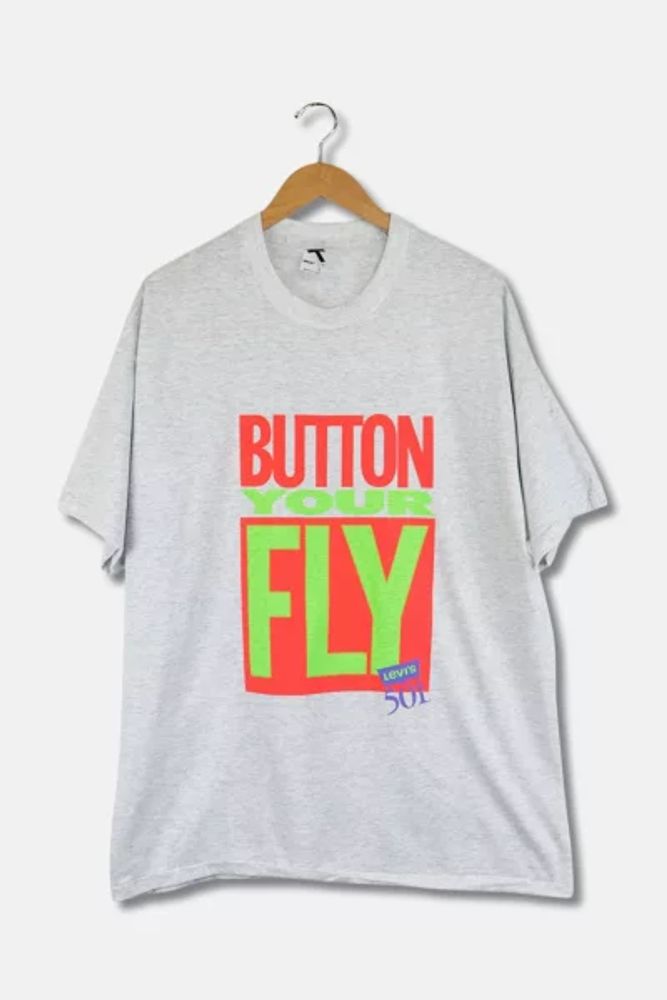 Urban Outfitters Vintage Levi's 501 Button Your Fly T Shirt | The Summit