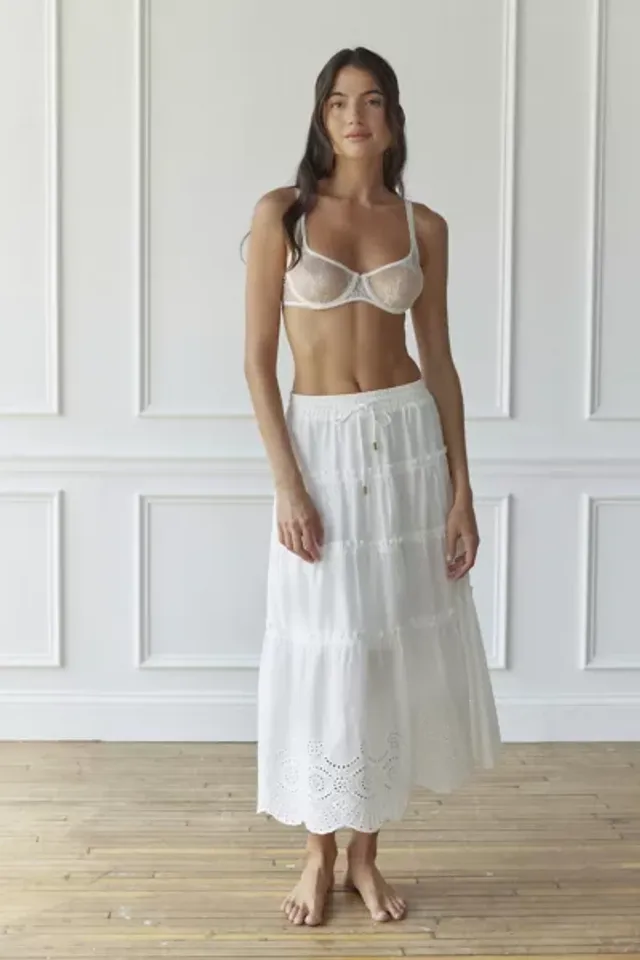 Urban Outfitters Out From Under Miranda Firecracker Lace Sheer Triangle  Bralette