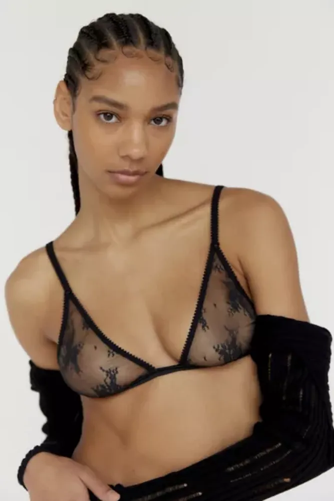 Urban Outfitters Out From Under Miranda Firecracker Lace Triangle Bralette
