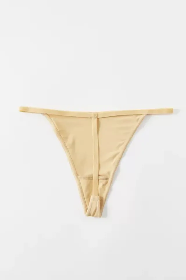 Aerie SMOOTHEZ Microfiber Lace Thong Underwear