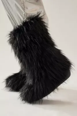 Jeffrey Campbell Fluffy Faux Fur Boot