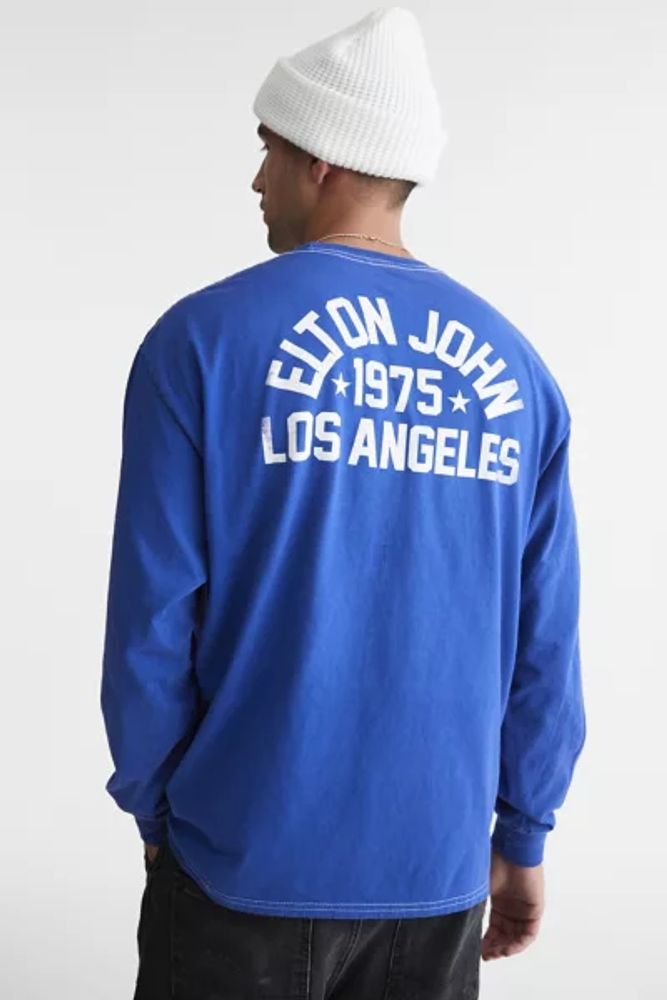 Elton John Los Angeles Dodgers Stadium Vintage Heather Grey Shirt