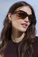 Willow Recycled Rectangle Sunglasses