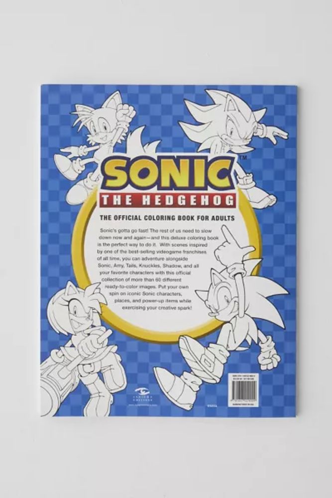 Sonic The Hedgehog: The Official Adult Coloring Book By Insight Editions