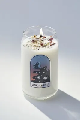 Zodiac Crystal Candle