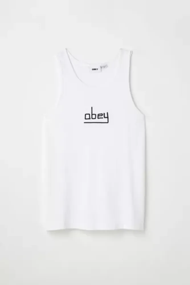 OBEY Central Rib Tank Top