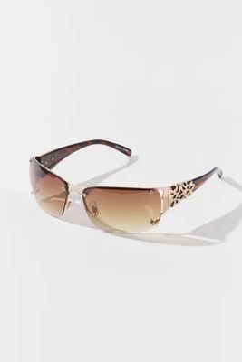 Candice Metal Shield Sunglasses