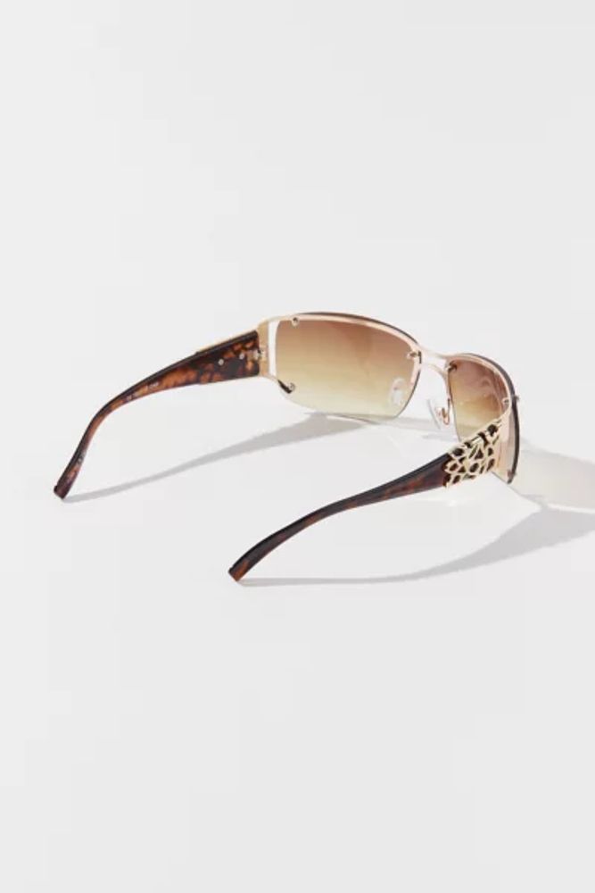 Candice Metal Shield Sunglasses