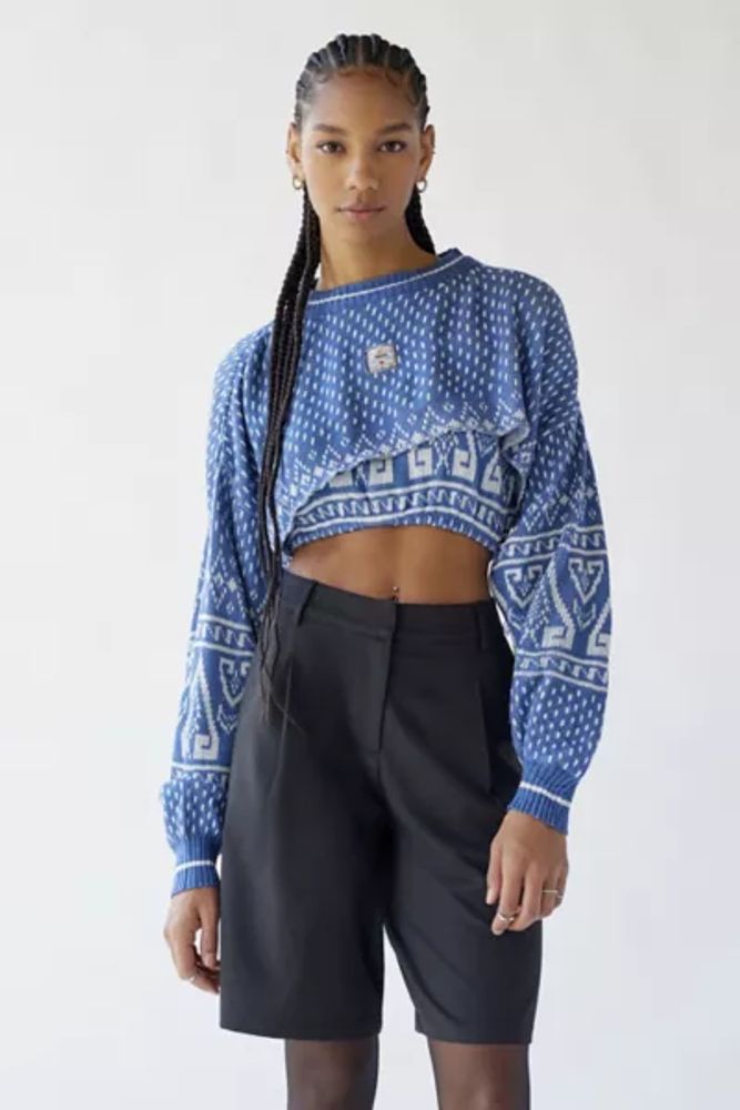 Urban Renewal Remade Fair Isle Cropped Tube Top u0026 Sweater 2-Piece Set | The  Summit