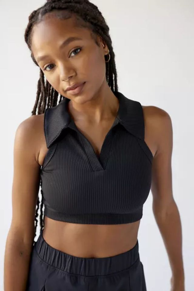 Urban Outfitters Year Of Ours Ribbed Tess V-Neck Sports Bra