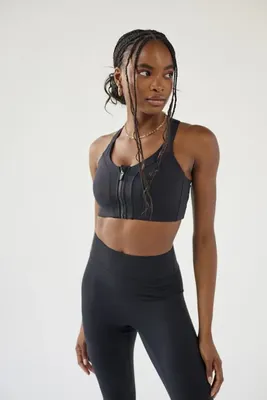 All Access Zip-Up Sports Bra