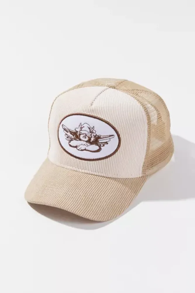Urban Outfitters Boys Lie Pacific Trucker Hat Corduroy City 